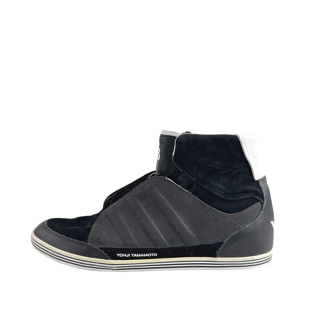 Adidas Y-3 Yohji Yamamoto Women's Black Gray Suede High Top Sneakers Shoes Sz 7